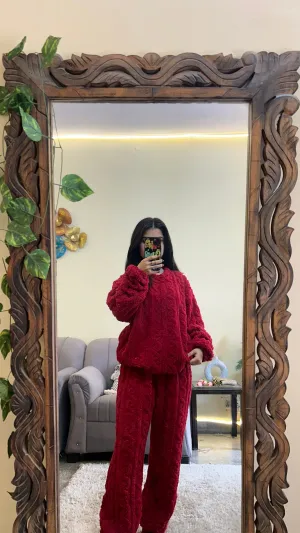 Beautiful red nightsuit