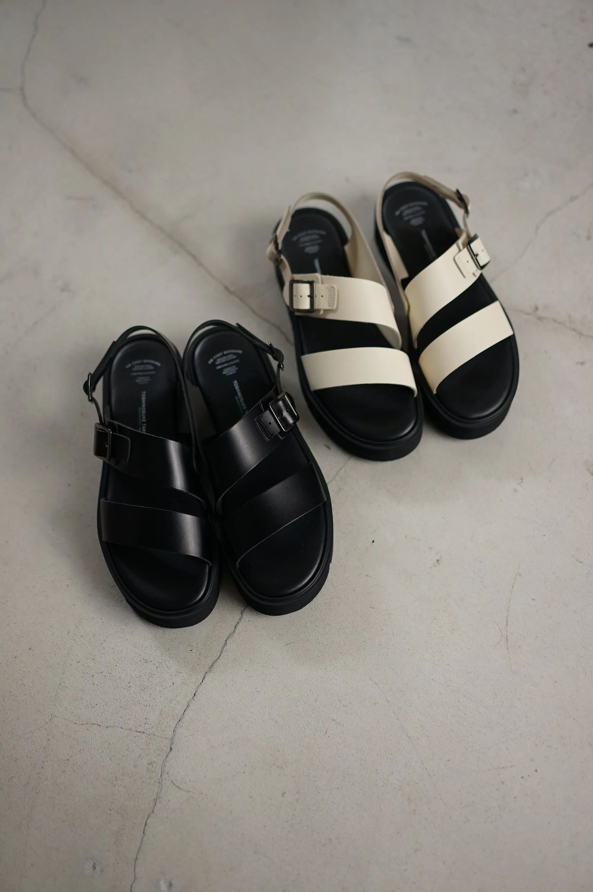 BEAUTIFUL SHOES / S.S. BELT SANDALS(GLOXI CUT  THICK SOLE)
