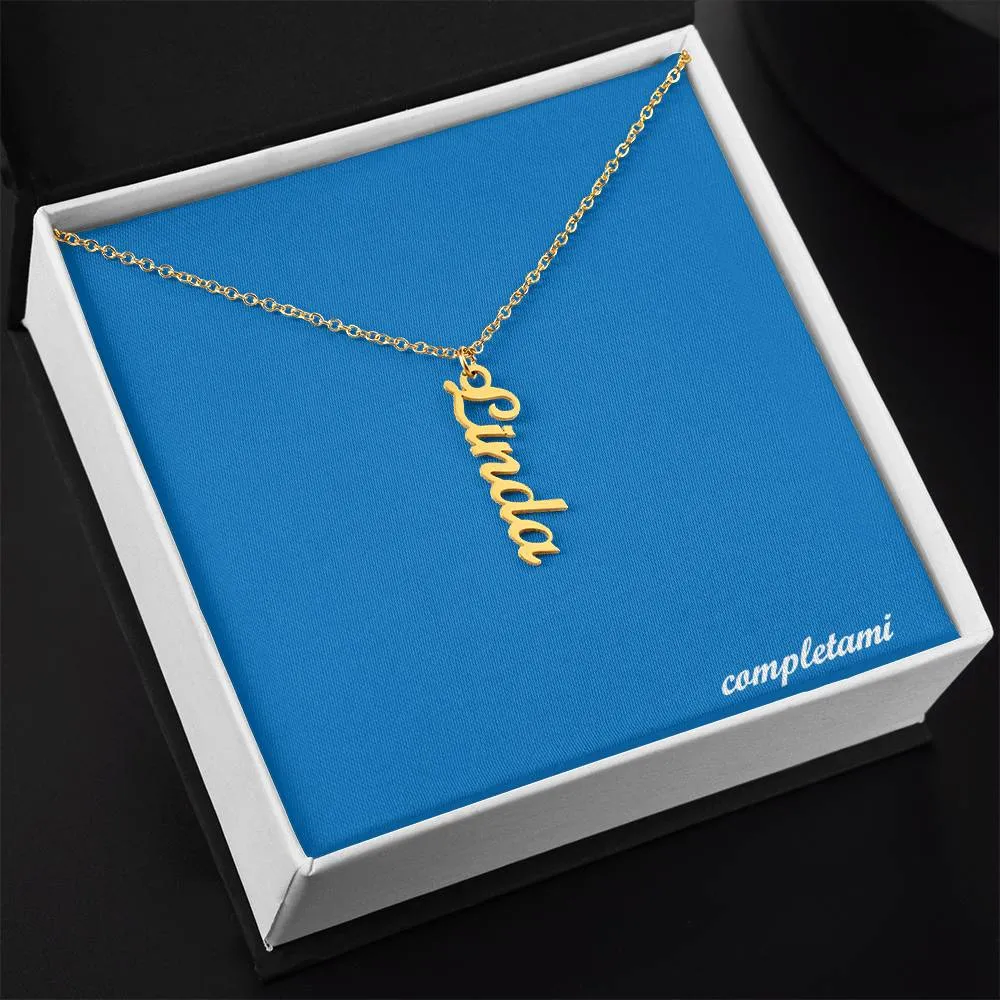 Beautiful Vertical Name Necklace