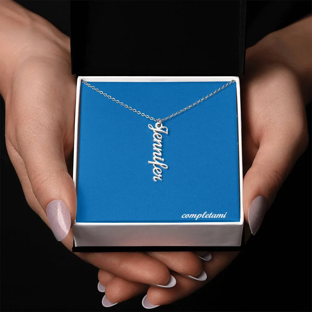 Beautiful Vertical Name Necklace