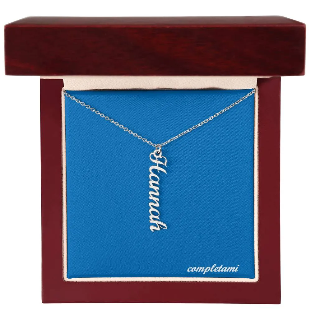 Beautiful Vertical Name Necklace