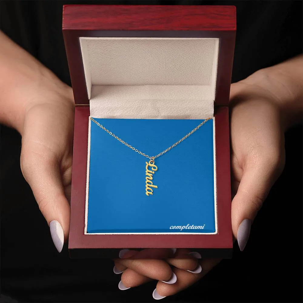 Beautiful Vertical Name Necklace