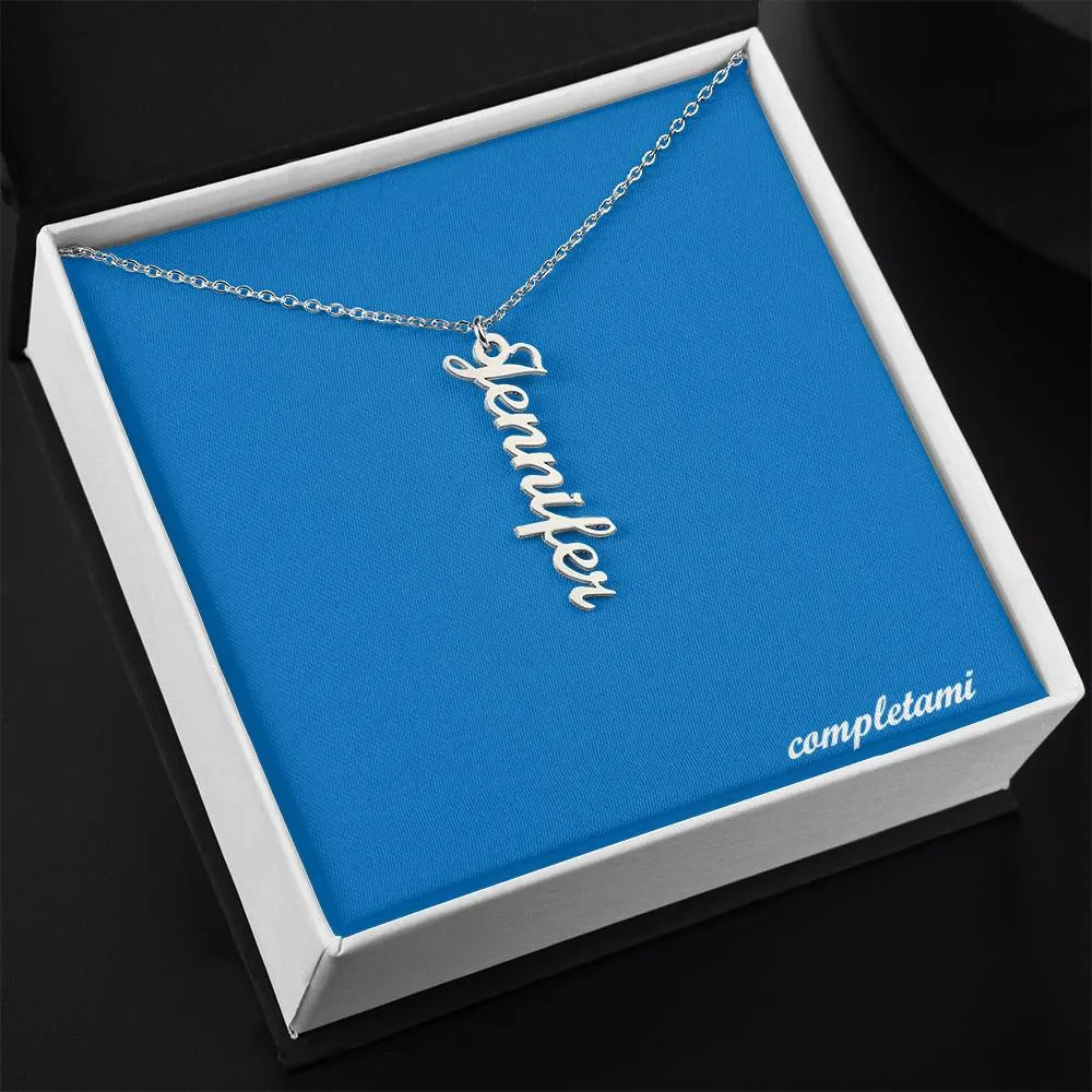 Beautiful Vertical Name Necklace