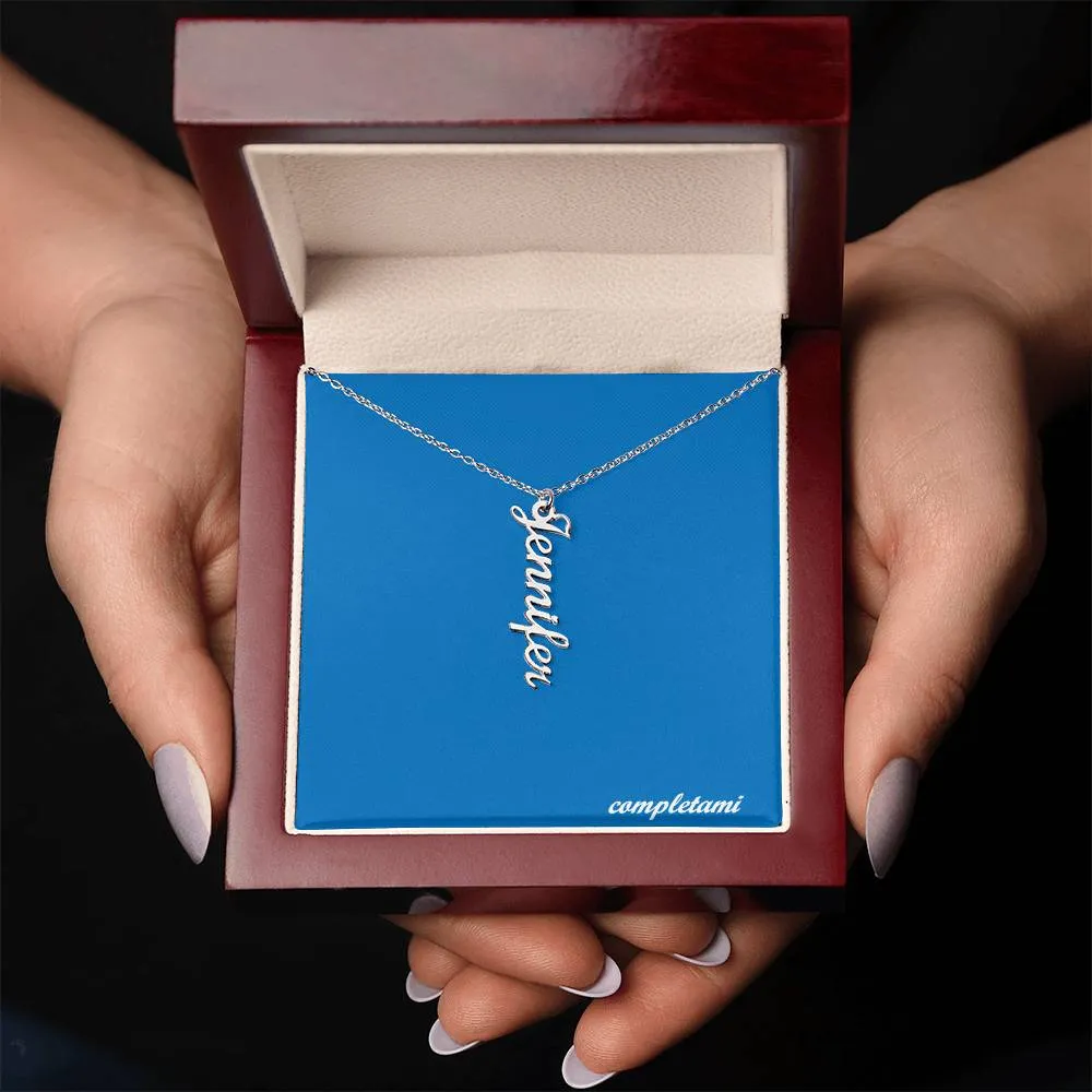 Beautiful Vertical Name Necklace