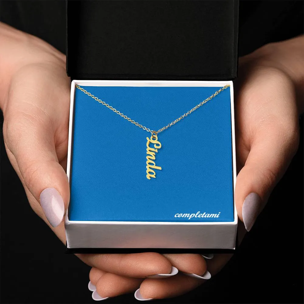 Beautiful Vertical Name Necklace