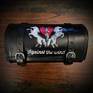 Bedroll Case for Motorcycles - Custom Art Black
