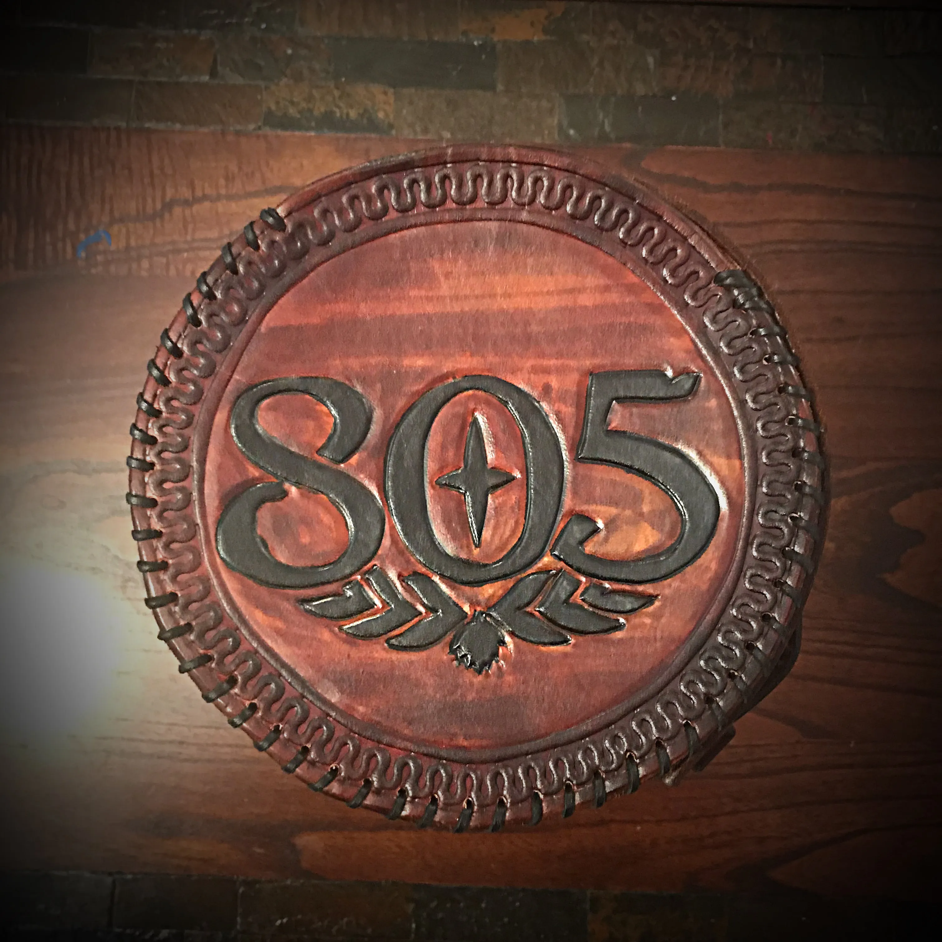 Bedroll Case for Motorcycles - Custom Art Brown