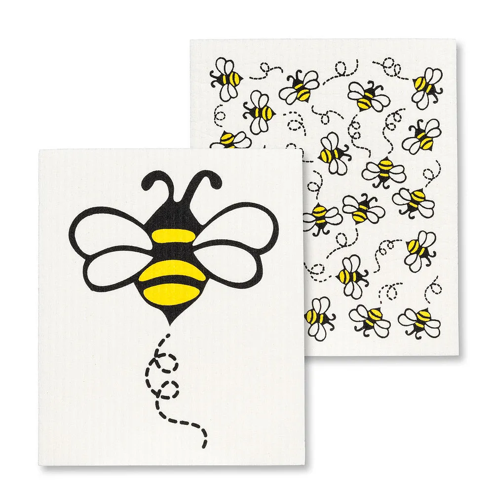 Bee Swedish Dishcloths