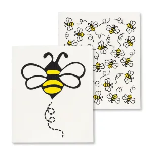 Bee Swedish Dishcloths