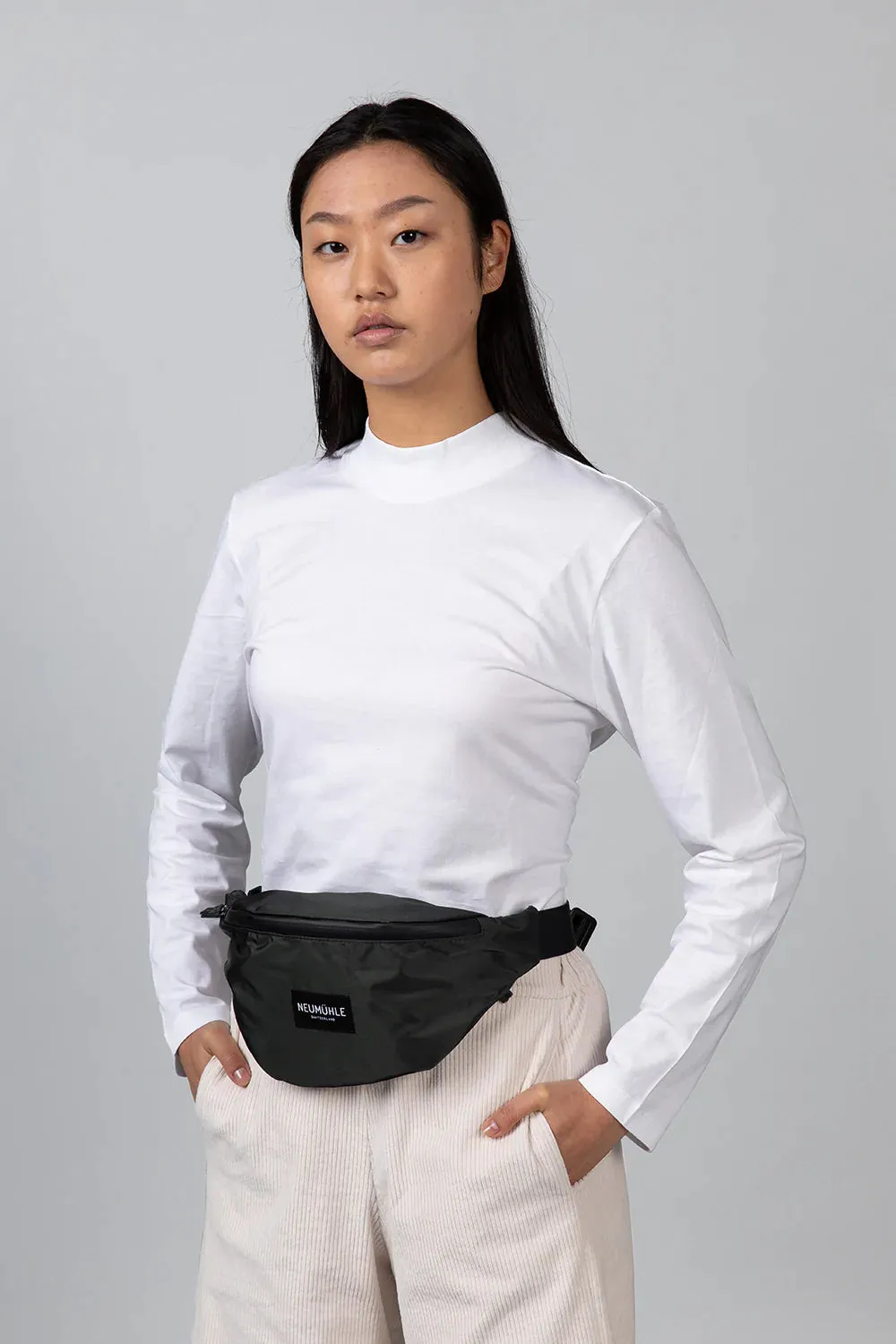 belt bag - net bag - wakame green