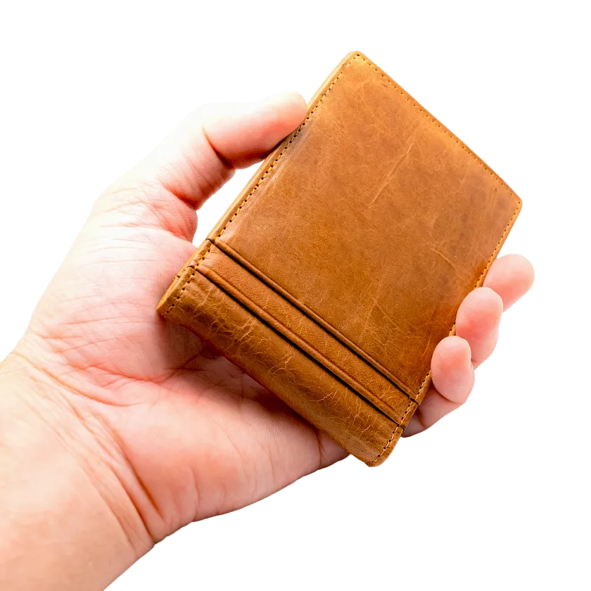 Bi Fold Men Wallet RFID blocking