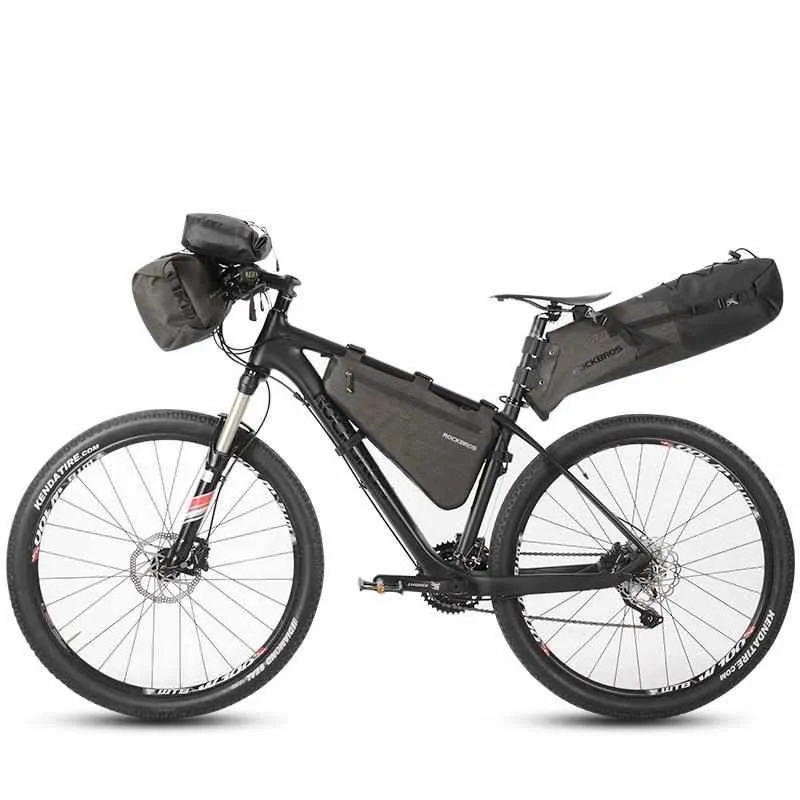 Bicycle Triangle Front Frame Bag - Rainproof/Waterproof Bike Bag Large Capacity