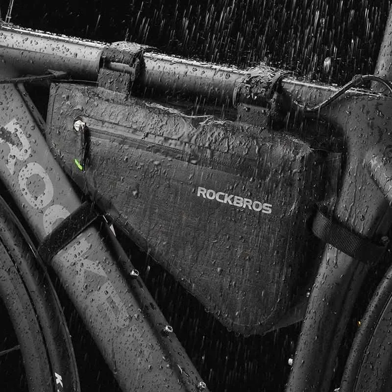 Bicycle Triangle Front Frame Bag - Rainproof/Waterproof Bike Bag Large Capacity