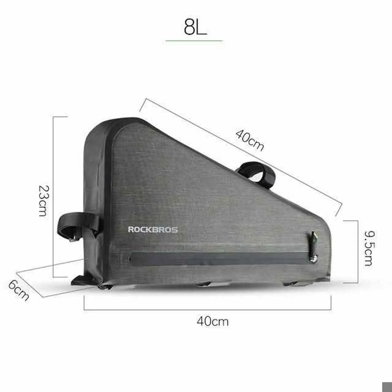 Bicycle Triangle Front Frame Bag - Rainproof/Waterproof Bike Bag Large Capacity