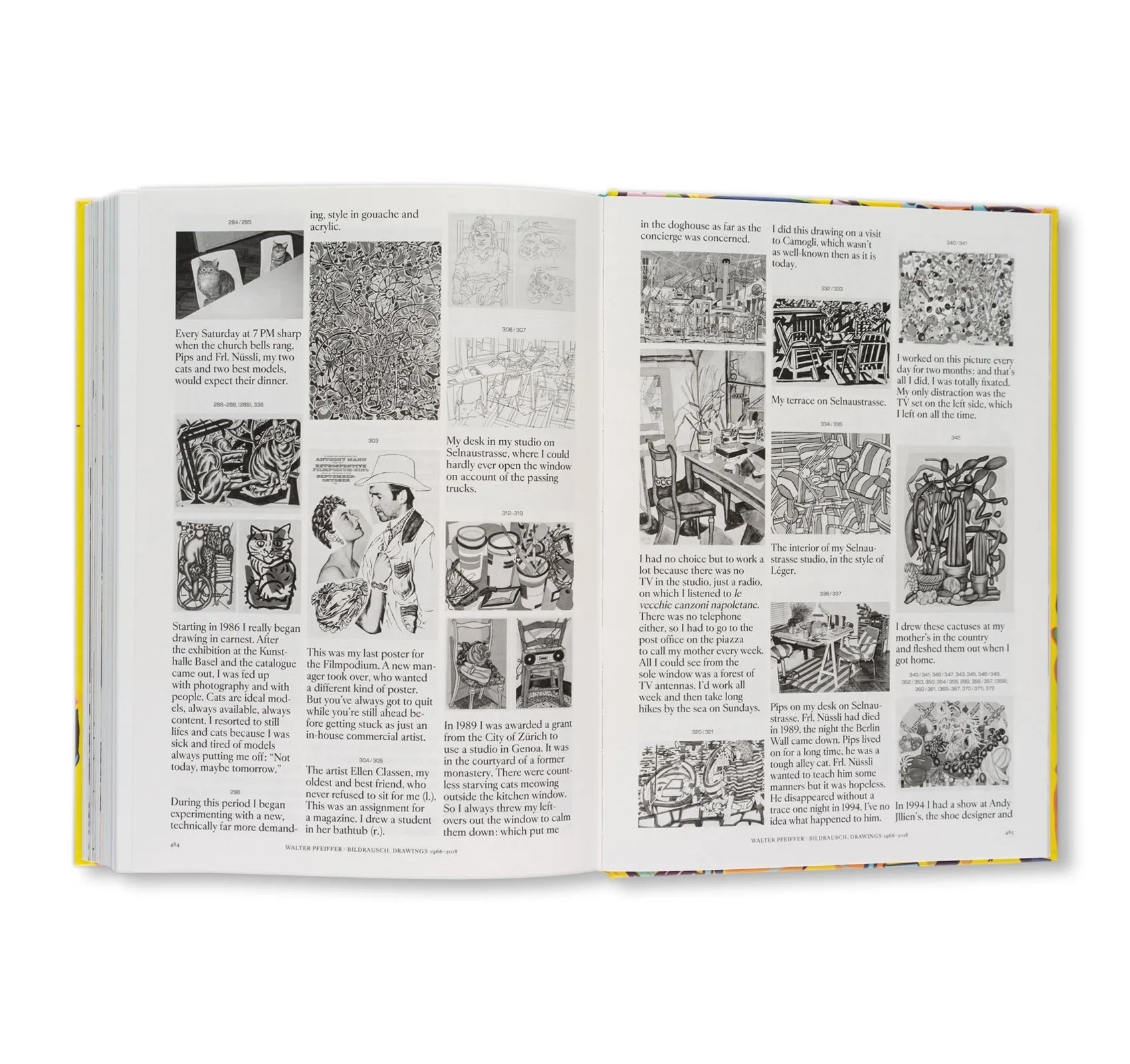 BILDRAUSCH. DRAWINGS 1966-2018 by Walter Pfeiffer