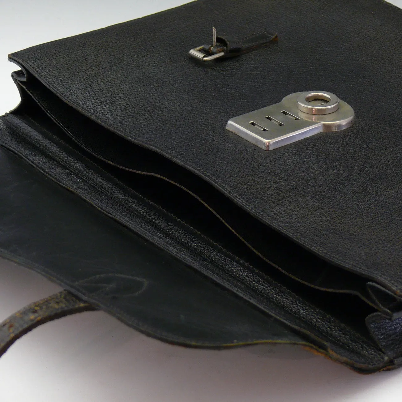 Black Leather Briefcase