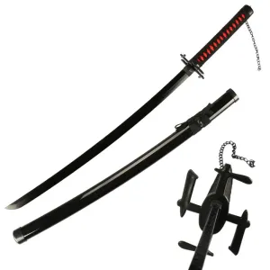 Bleach Kurosaki Ichigo Zangetsu Blade Katana Model B for Cosplay Wooden | 105 Cms |
