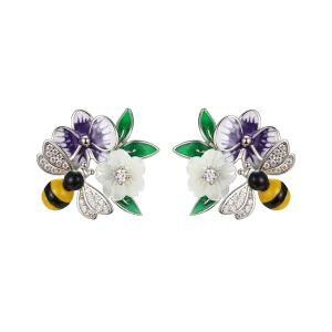 Blooming Violet Earrings
