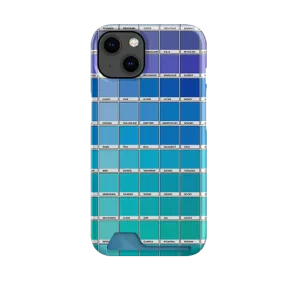Blue Chromology By Kitty Joseph Case and Card