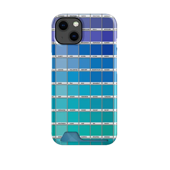 Blue Chromology By Kitty Joseph Case and Card