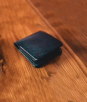 Blue Leather Wallet - Captain