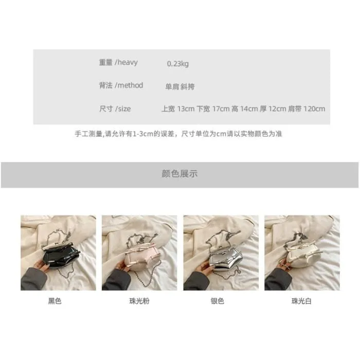 Bow Kiss Lock Crossbody Bag