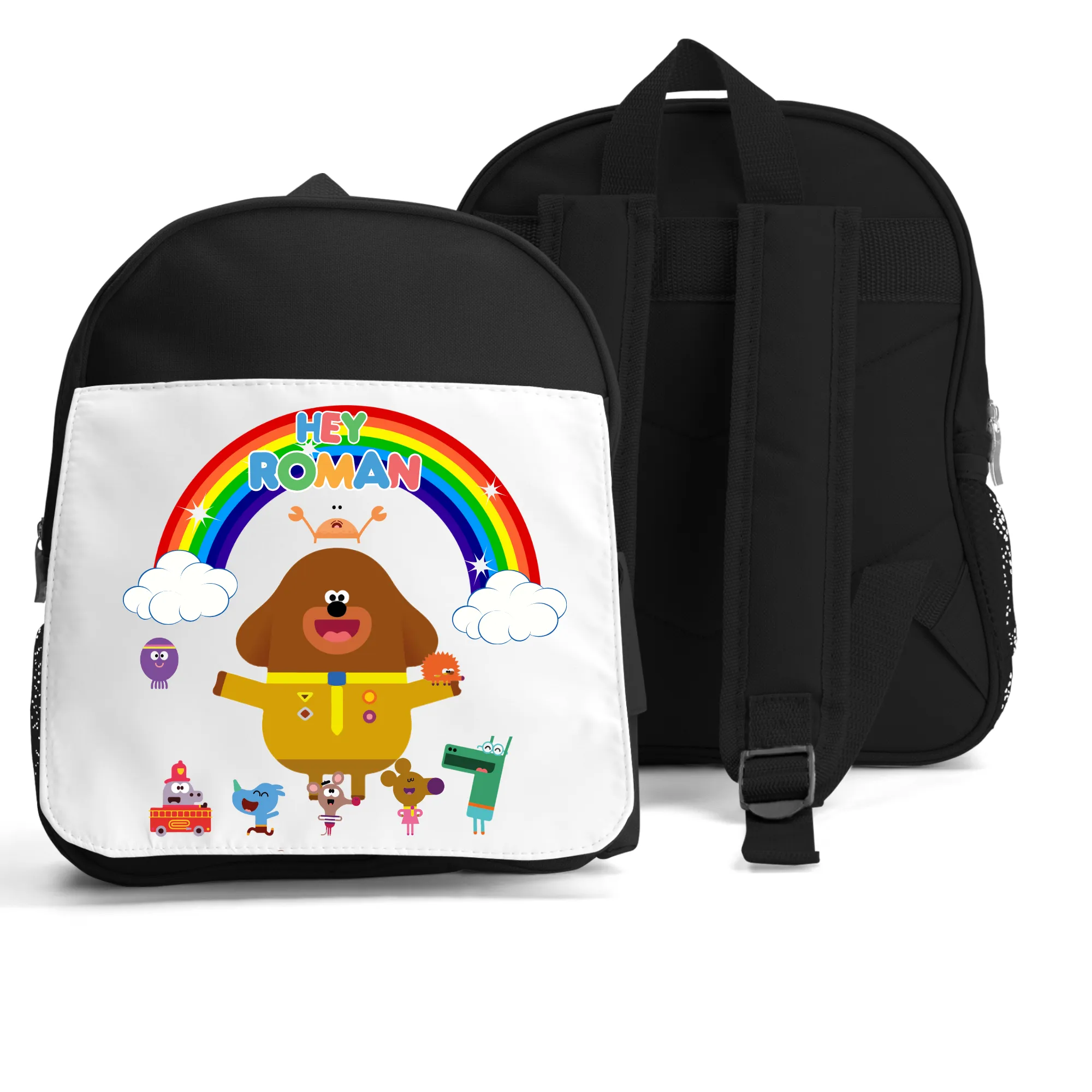Boys Personalised Backpack Featuring Hey Duggee and the Squirrels