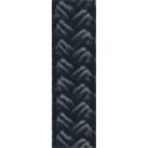 Braided Nylon Dock Line with eye-1/2" x 35' Black