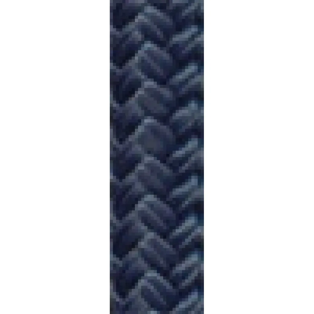 Braided Nylon Dock Line with eye-1/2" x 35' Navy