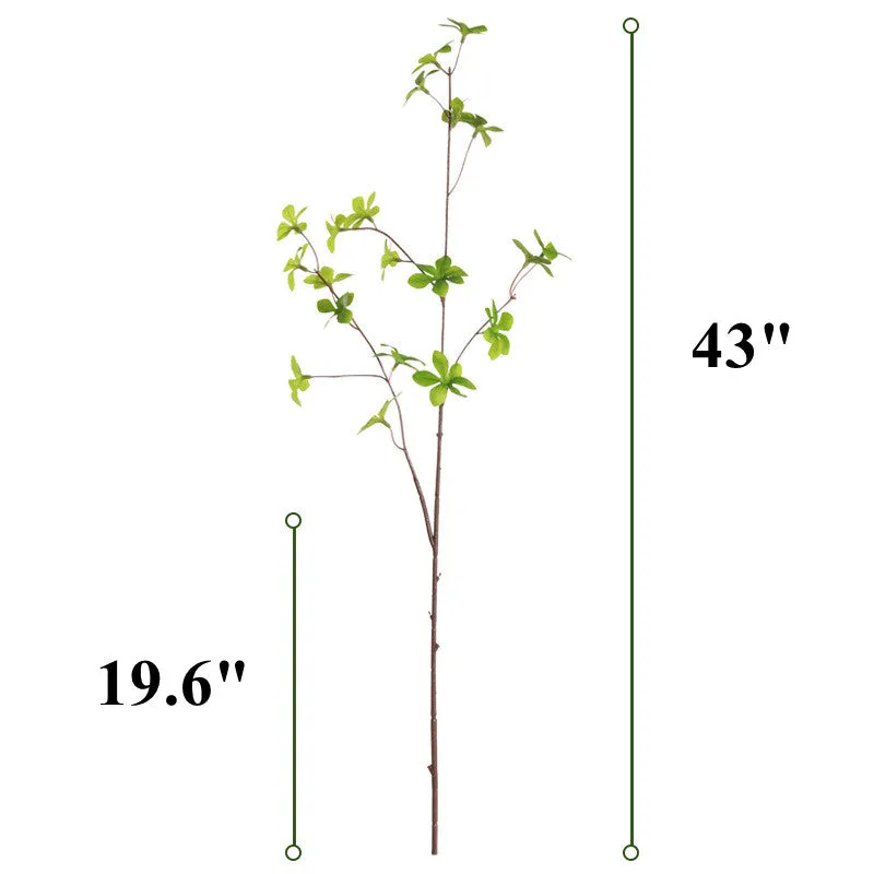 Bulk 2 Packs 43" Artificial Greenery Branches Pieris Japonica Leaves Artificial Plants Wholesale