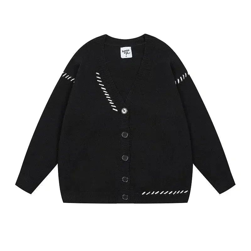 Button Details Cozy Knit Cardigan