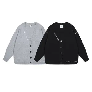 Button Details Cozy Knit Cardigan