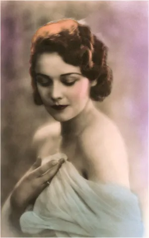 BW-11 Beautiful Woman - Vintage Image