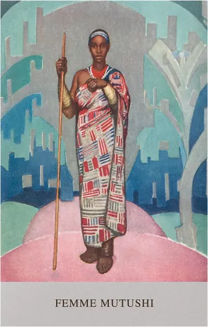 BW-53 Mutushi African Woman - Vintage Image