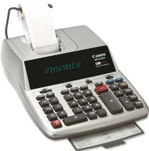 Canon Mp25Dvs Two-Color Ribbon Printing Calculator 12-Digit Fluorescent Black/Red
