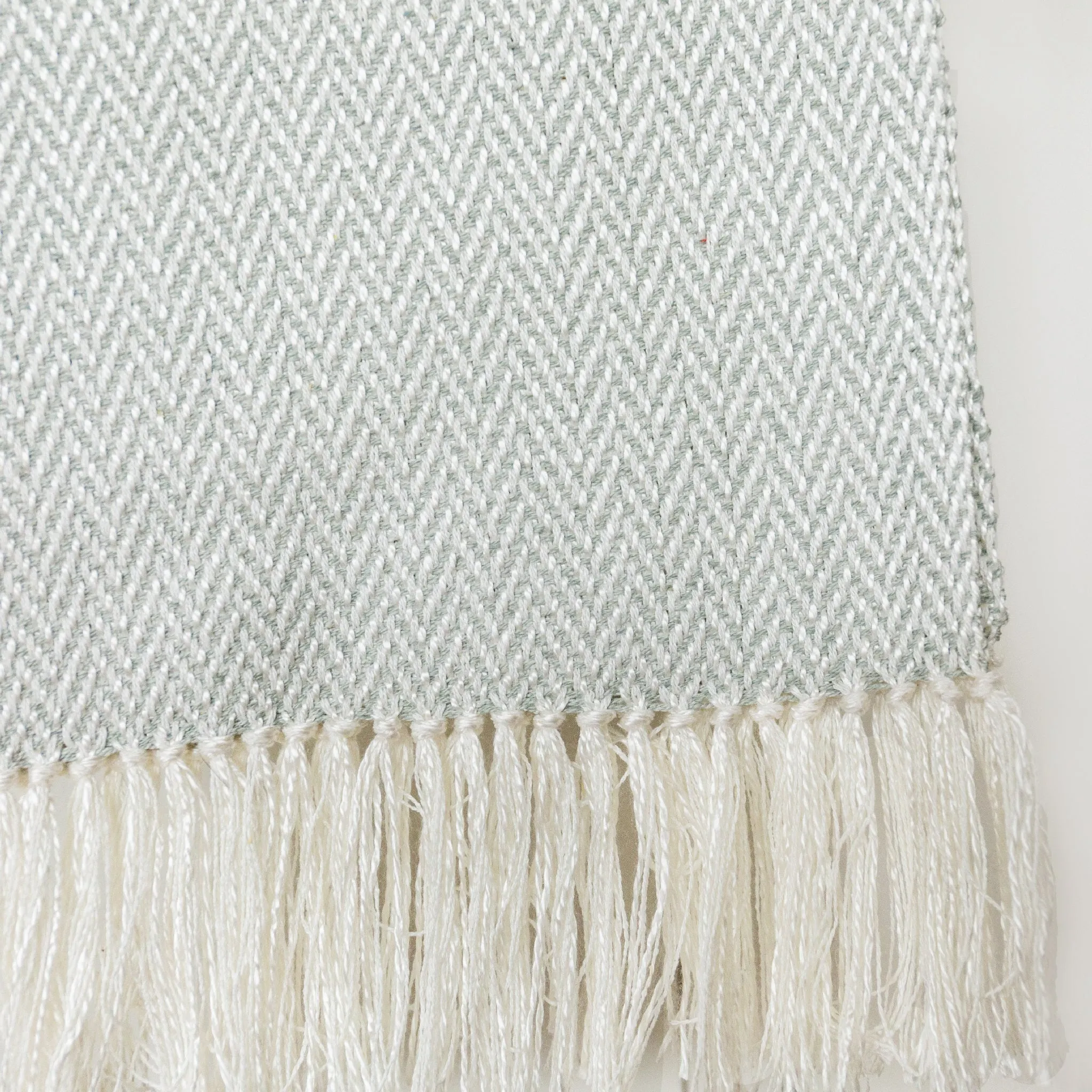 Celadon Handwoven Silk Scarf