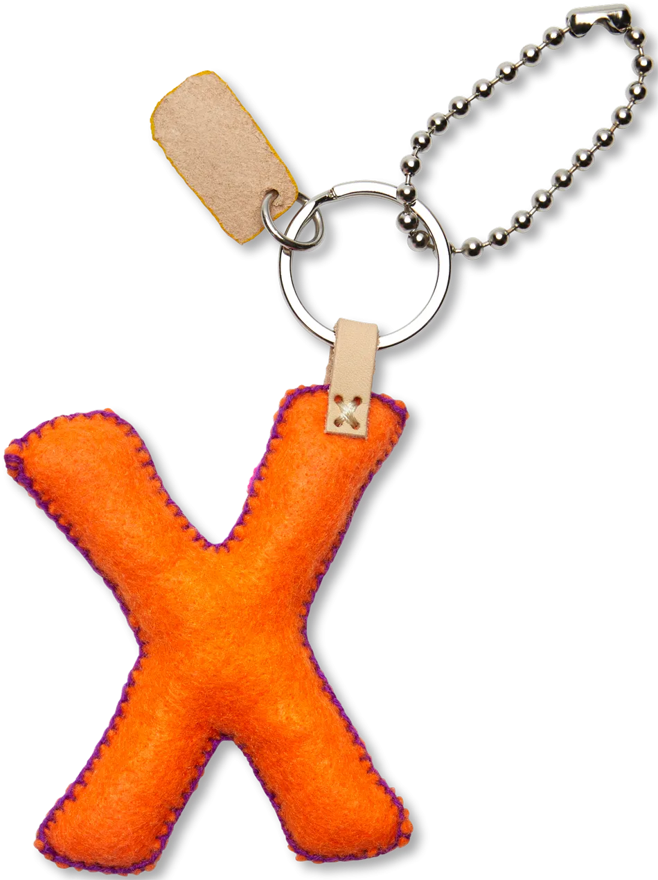 Charms Orange Felt Alphabet