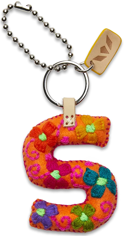 Charms Orange Felt Alphabet