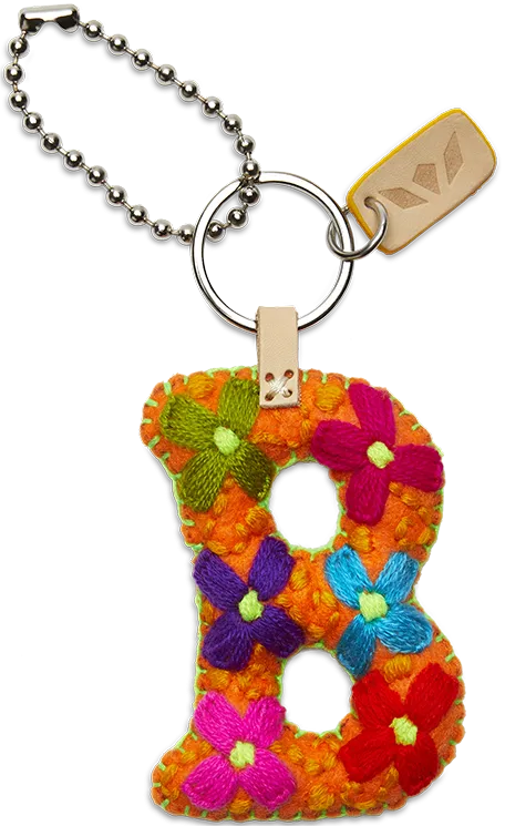 Charms Orange Felt Alphabet
