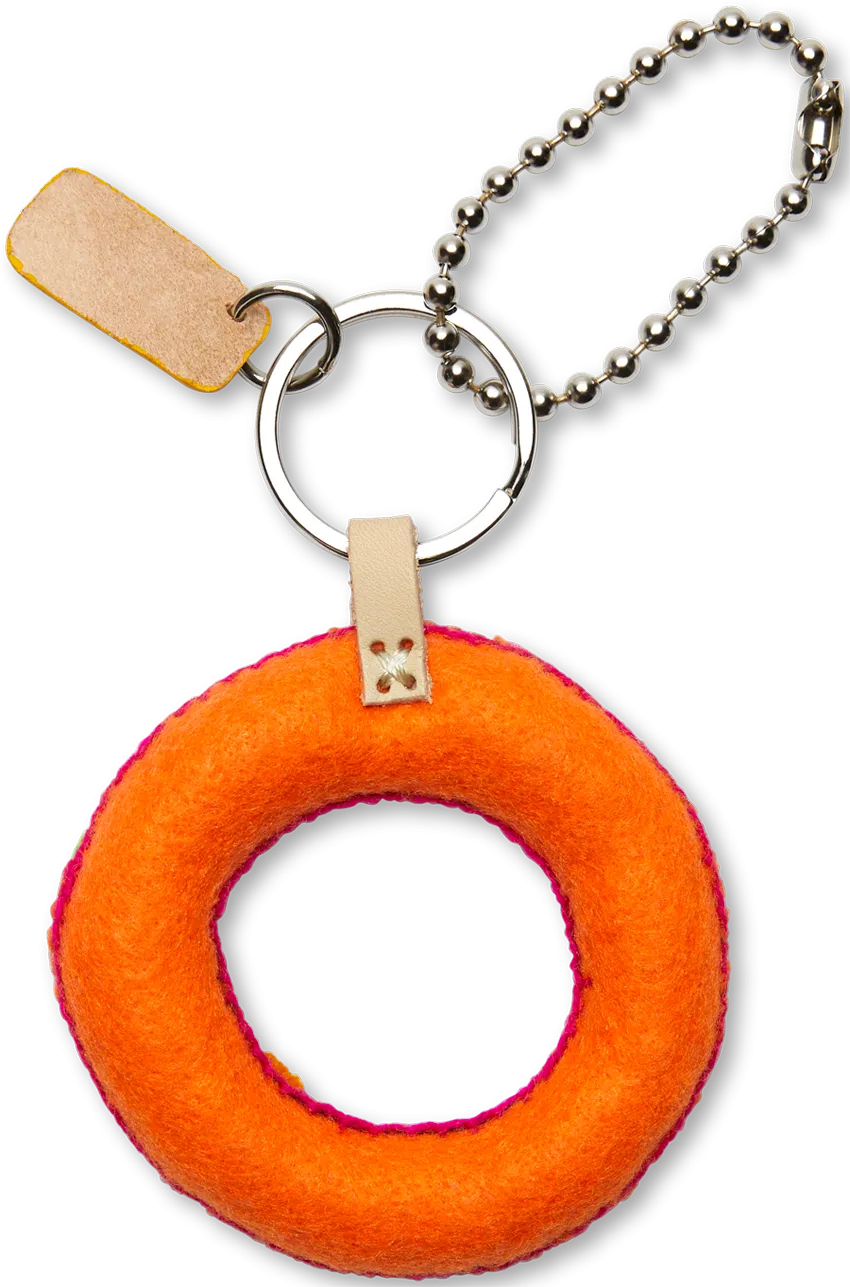 Charms Orange Felt Alphabet