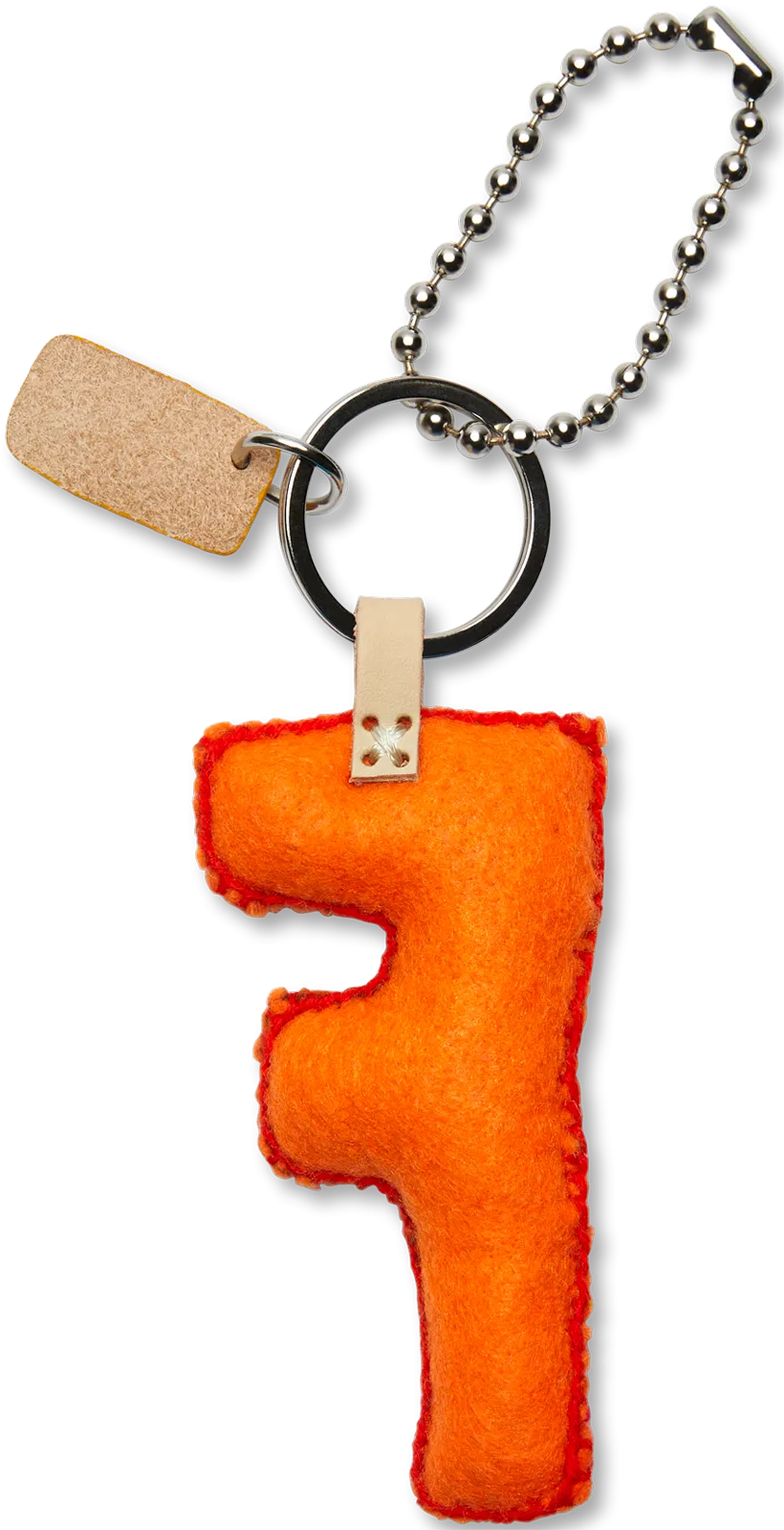 Charms Orange Felt Alphabet