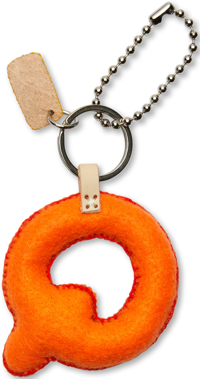 Charms Orange Felt Alphabet
