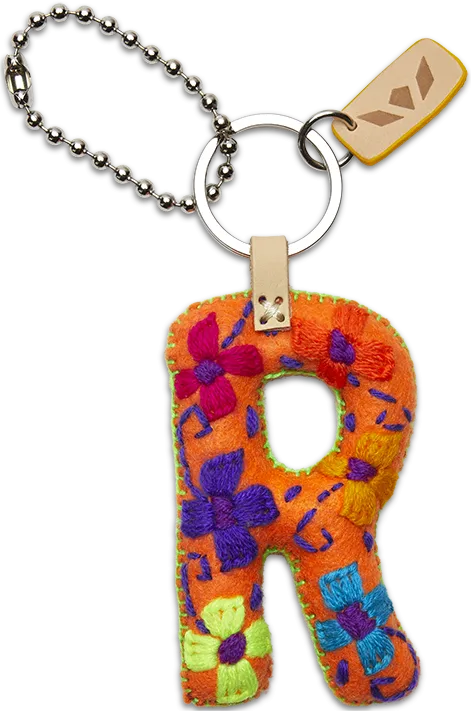 Charms Orange Felt Alphabet