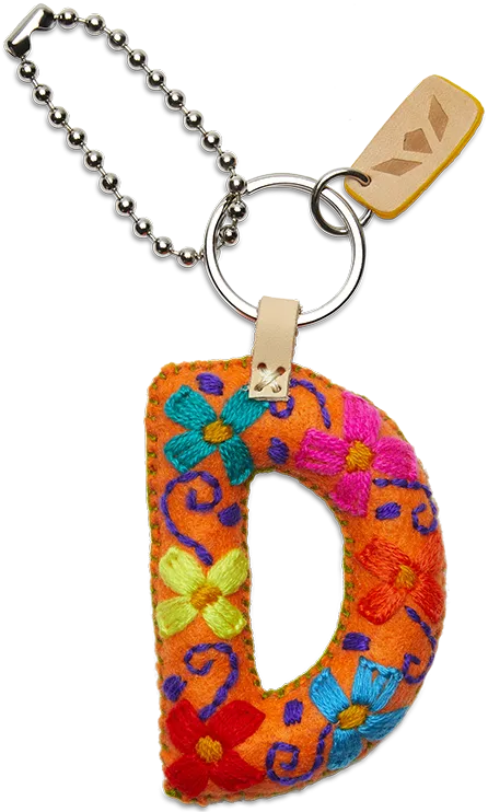 Charms Orange Felt Alphabet