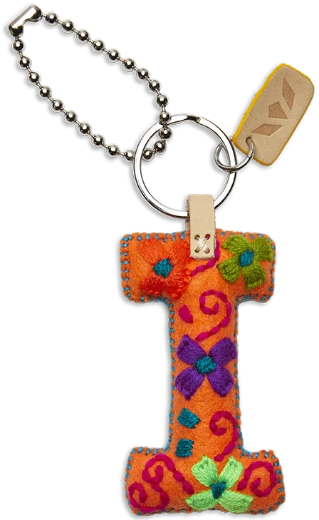 Charms Orange Felt Alphabet