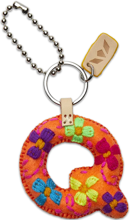 Charms Orange Felt Alphabet