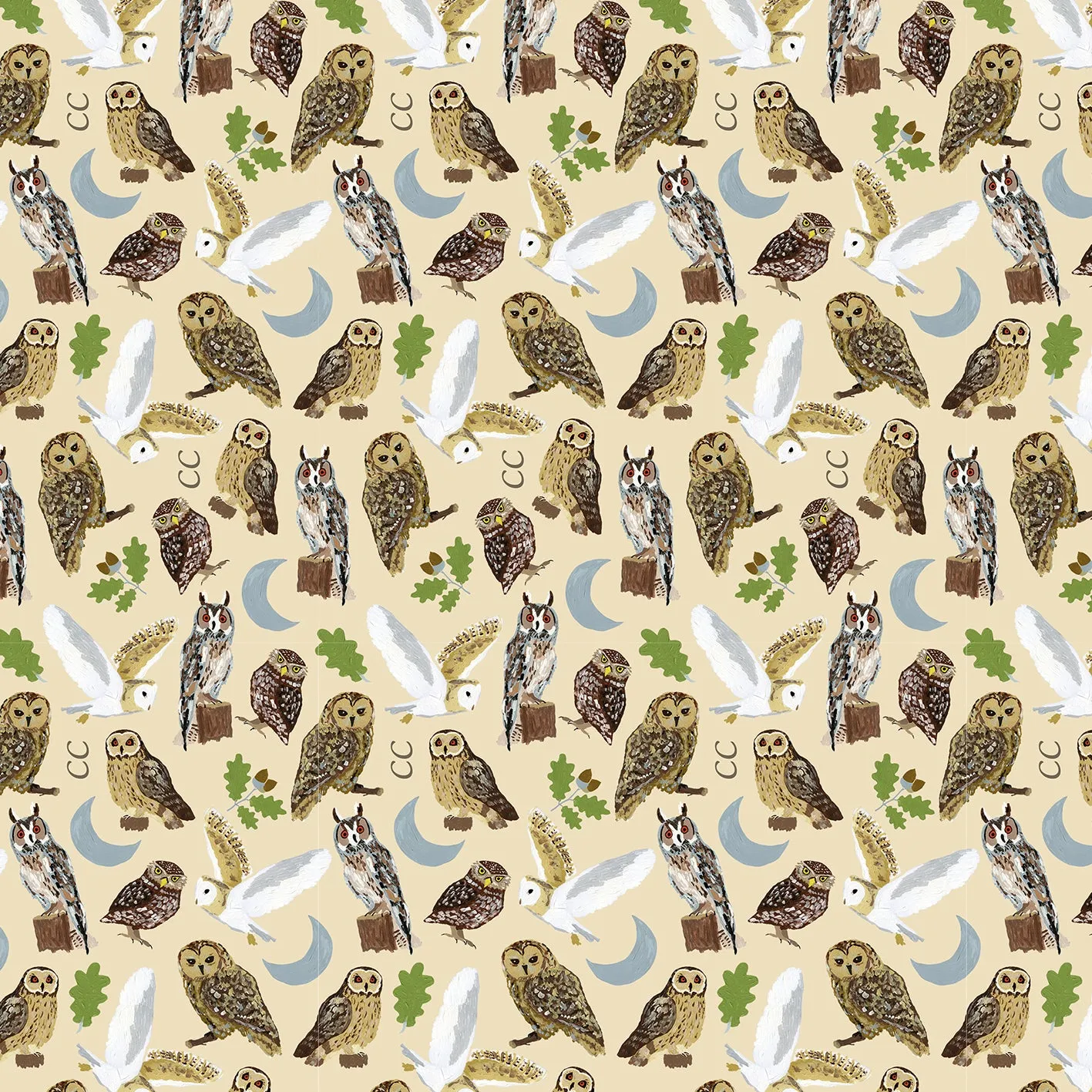Classic Canes Folding Fashion Derby Cane British Owls