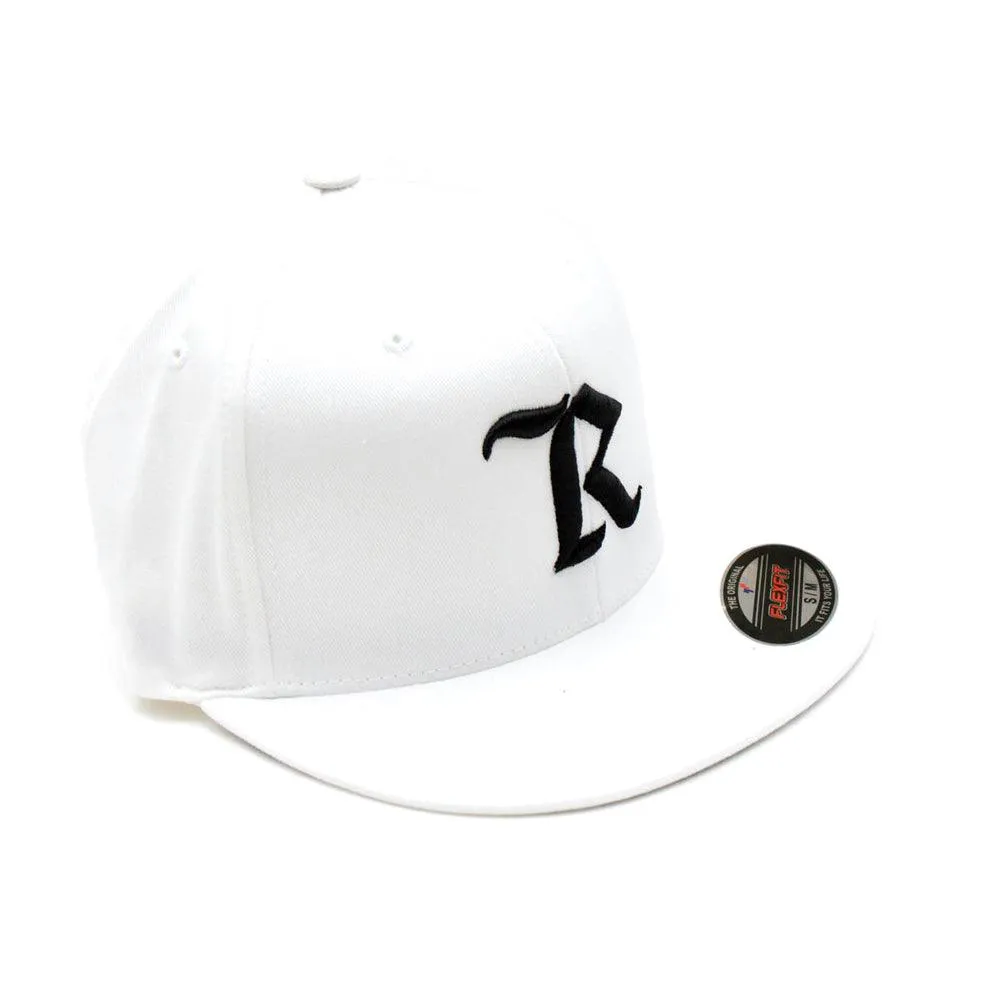 Classic Flexfit Pro On-Field Baseball Cap [WHITE X BLACK]
