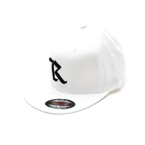 Classic Flexfit Pro On-Field Baseball Cap [WHITE X BLACK]