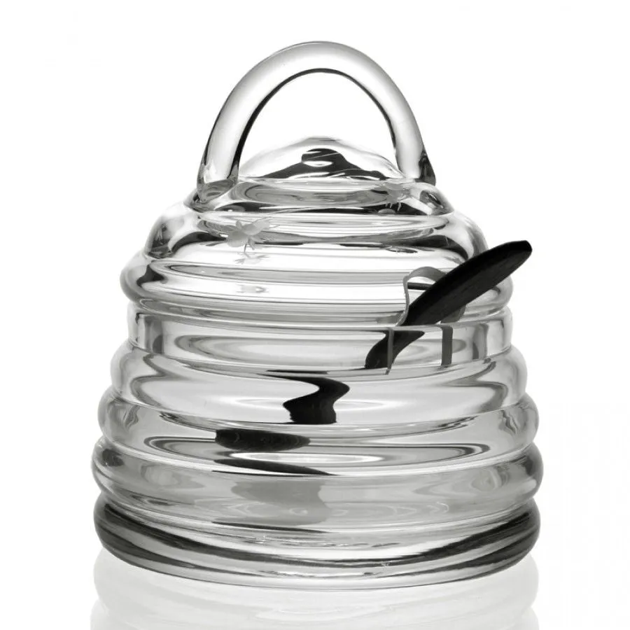 Classic Honeybee Honey Jar & Spoon